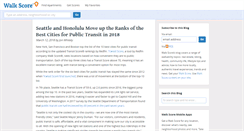 Desktop Screenshot of blog.walkscore.com