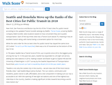 Tablet Screenshot of blog.walkscore.com